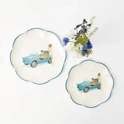 Hot Mrs. Alice Fiat Jolly Dinner & Starter Plates (Set Of 8)