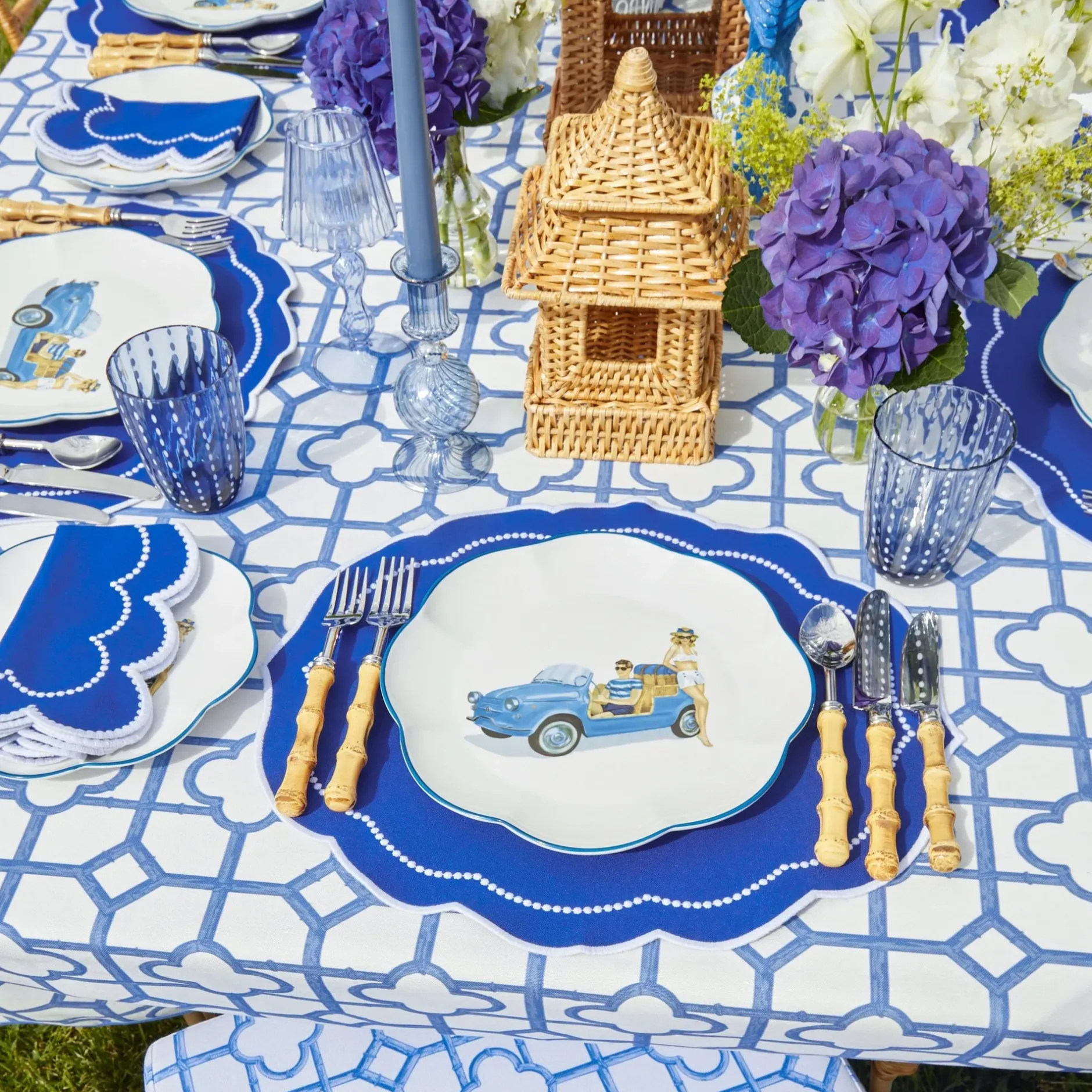 New Mrs. Alice Fiat Jolly Dinner & Starter Plates (Set Of 8)