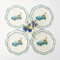 New Mrs. Alice Fiat Jolly Dinner & Starter Plates (Set Of 8)
