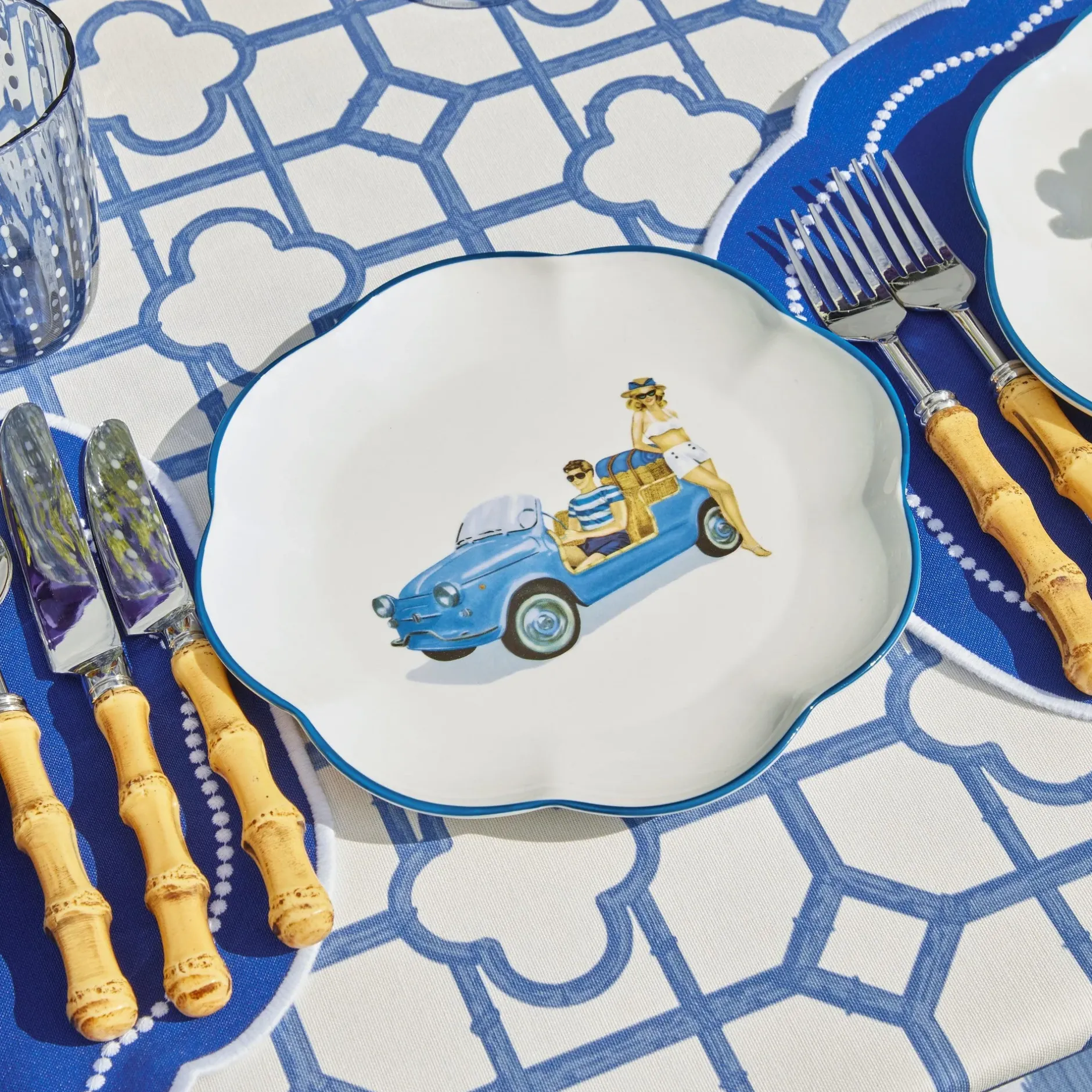 New Mrs. Alice Fiat Jolly Starter Plates (Set Of 4)