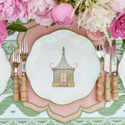 New Mrs. Alice Fleur Pink Placemats & Napkins (Set Of 4)