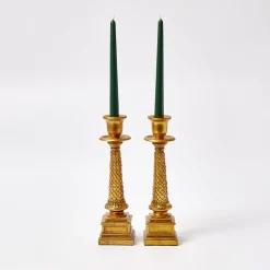New Mrs. Alice Forest Green Candles (Set Of 8)