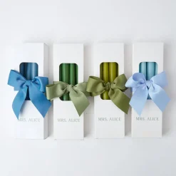 New Mrs. Alice Forest Green Candles (Set Of 8)