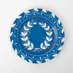 Outlet Mrs. Alice French Blue Garland Dinner Plate