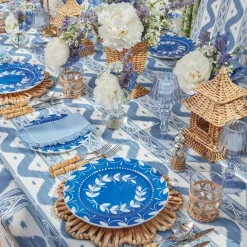 Discount Mrs. Alice French Blue Garland Dinner Plates (Set Of 4)