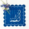 Outlet Mrs. Alice Gabrielle Blue Napkins (Set Of 4)