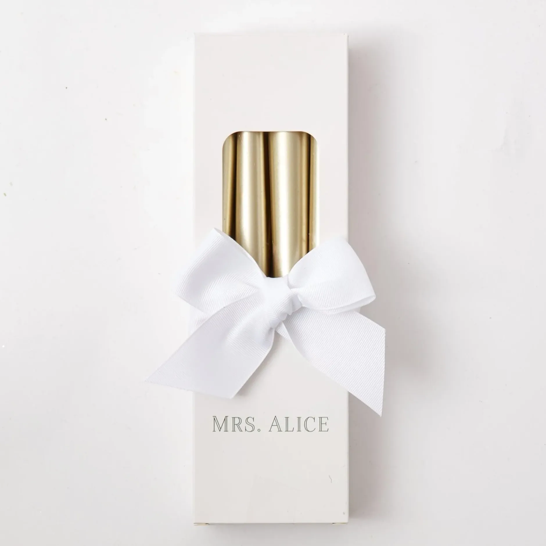 Best Mrs. Alice Gold Candles (Set Of 8)