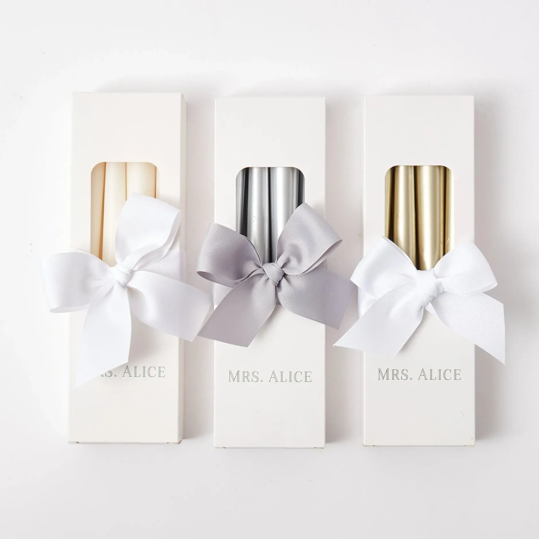 Best Mrs. Alice Gold Candles (Set Of 8)