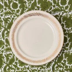 Hot Mrs. Alice Gold Garland Dinner Plates (Set Of 4)