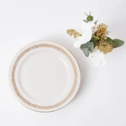 Hot Mrs. Alice Gold Garland Dinner Plates (Set Of 4)