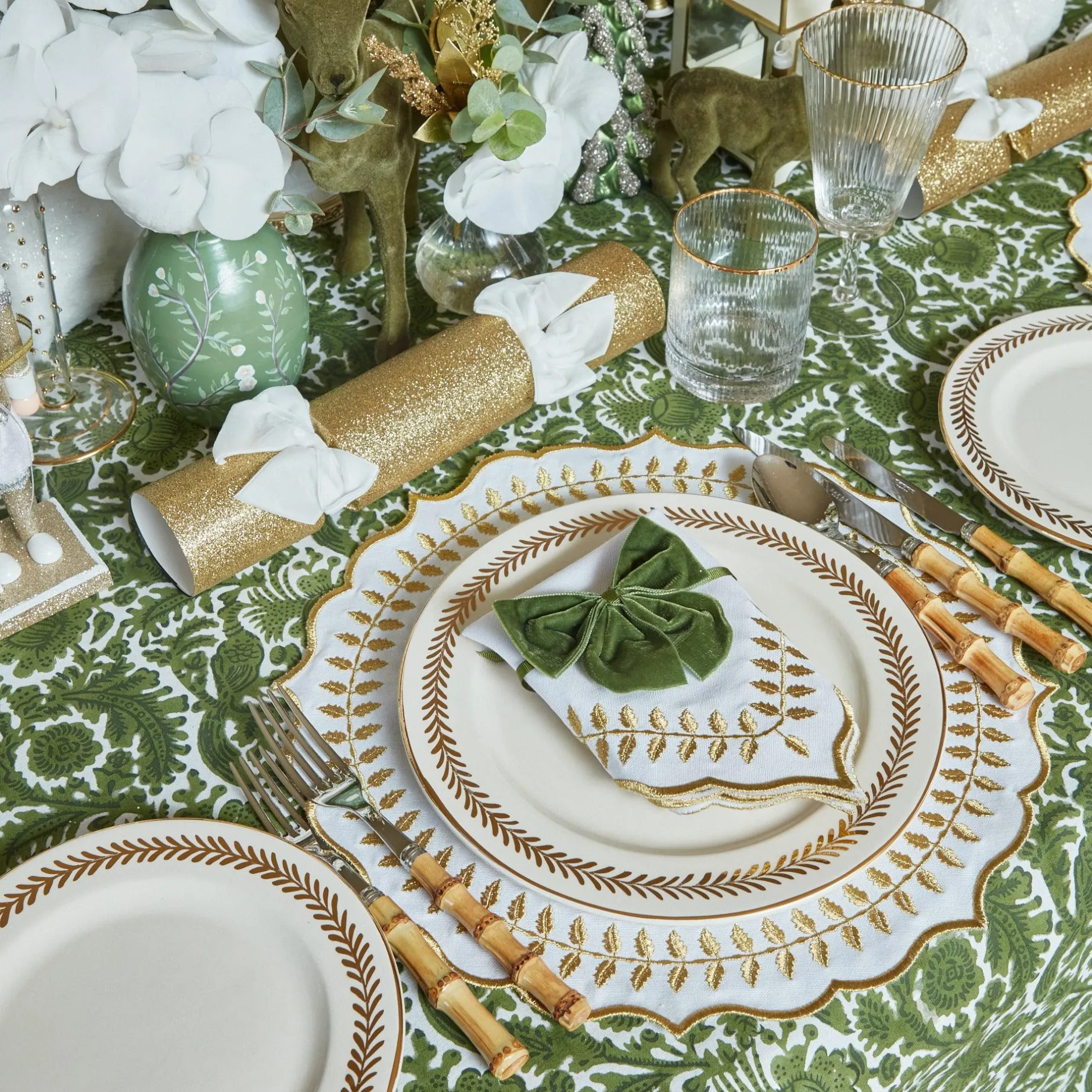 New Mrs. Alice Gold Garland Starter Plate