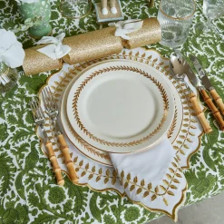 Hot Mrs. Alice Gold Garland Starter Plates (Set Of 4)