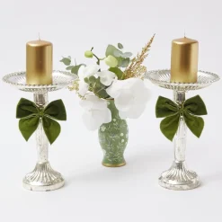 Outlet Mrs. Alice Gold Pillar Candles (Set Of 4)