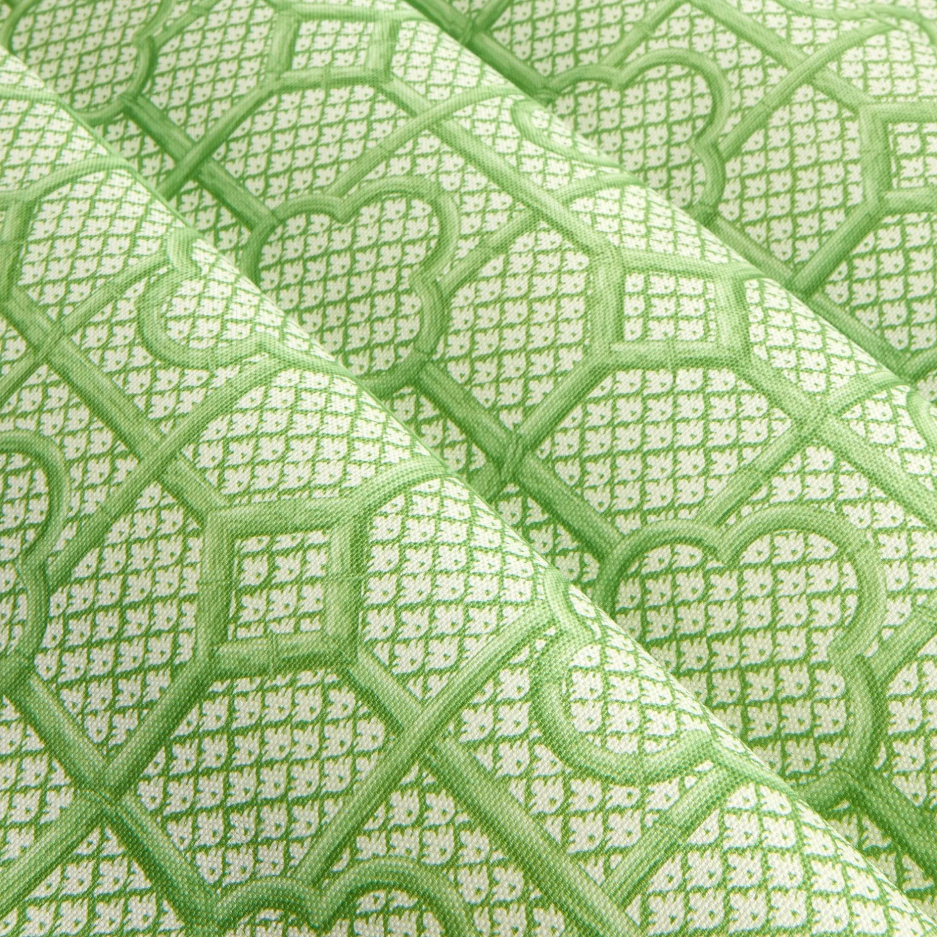 Sale Mrs. Alice Green Bamboo Trellis Fabric