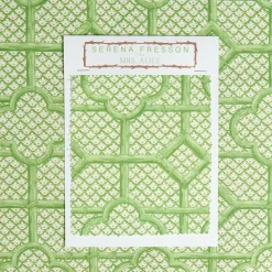 Sale Mrs. Alice Green Bamboo Trellis Fabric