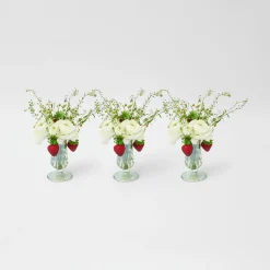 New Mrs. Alice Green Fluted Vases (Pair)