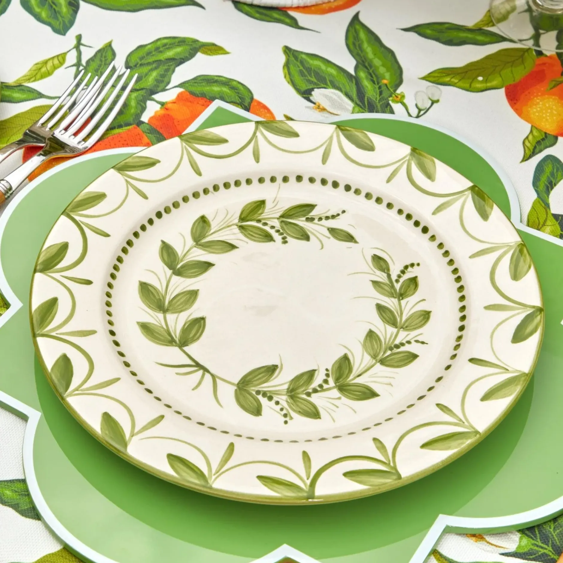 Hot Mrs. Alice Green Garland Dinner Plate