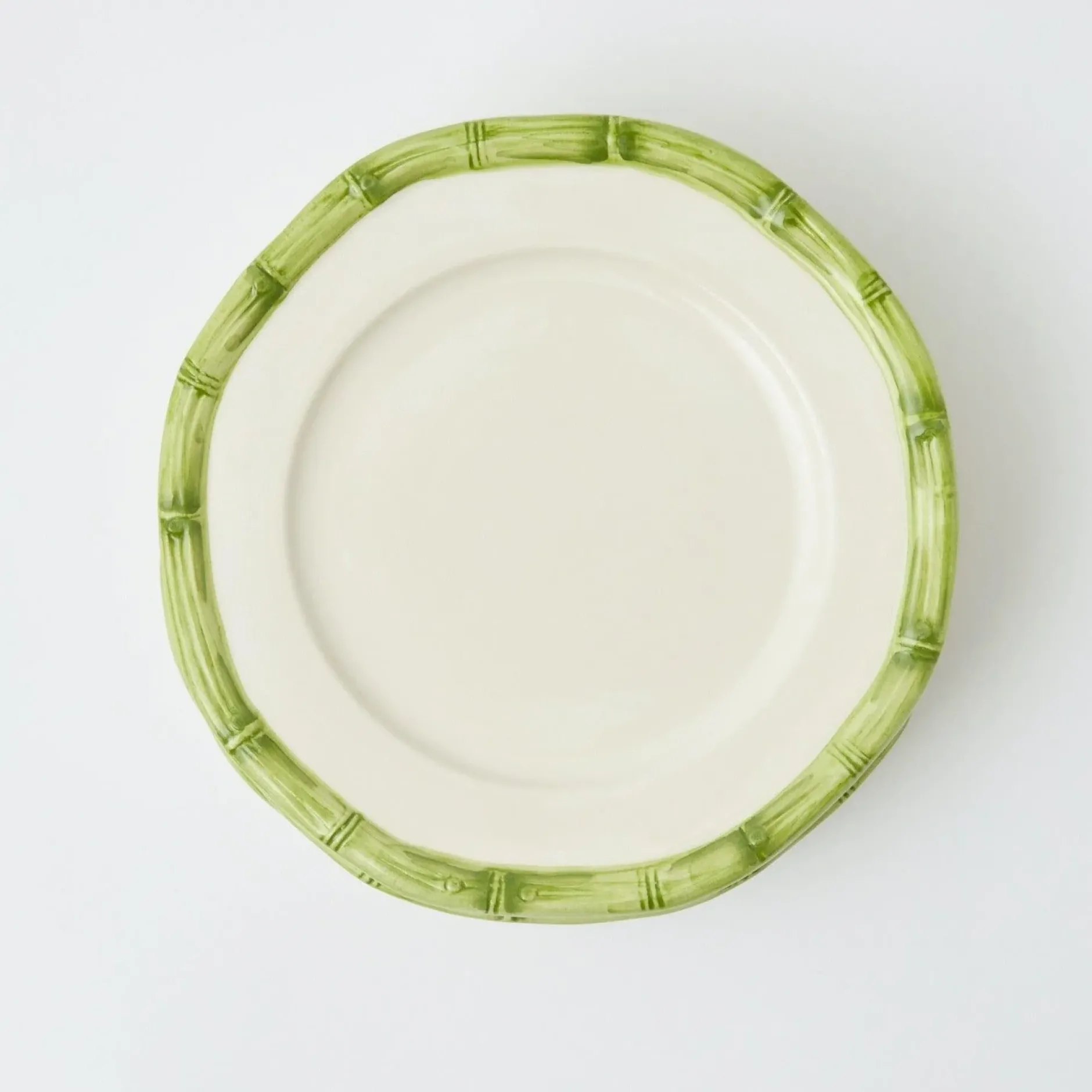 Outlet Mrs. Alice Green Geometric Bamboo Starter Plate (Set Of 4)