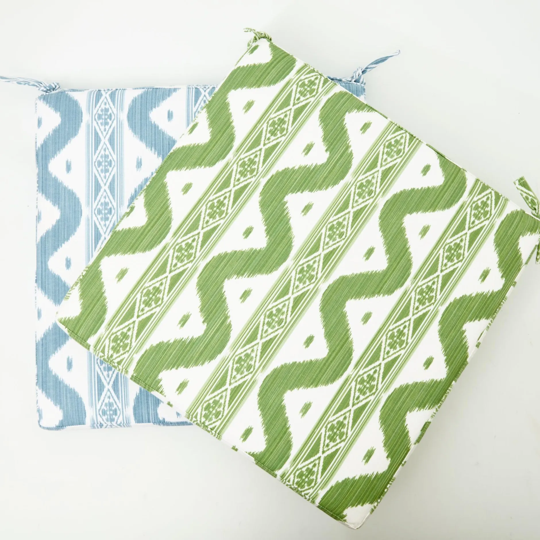 Sale Mrs. Alice Green Ikat Seat Pad Cushion