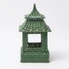 Hot Mrs. Alice Green Rattan Pagoda Lantern