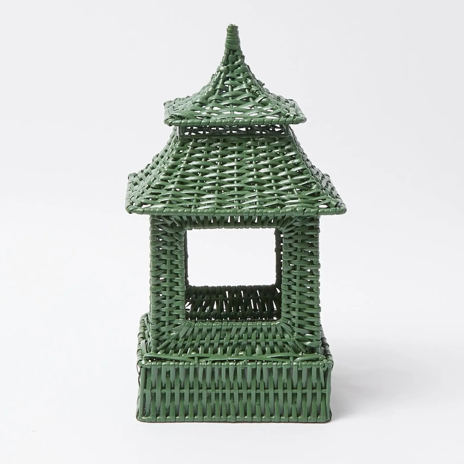 Hot Mrs. Alice Green Rattan Pagoda Lantern