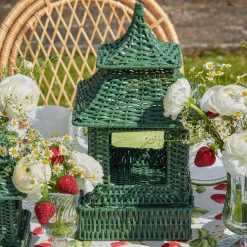 Discount Mrs. Alice Green Rattan Pagoda Lantern