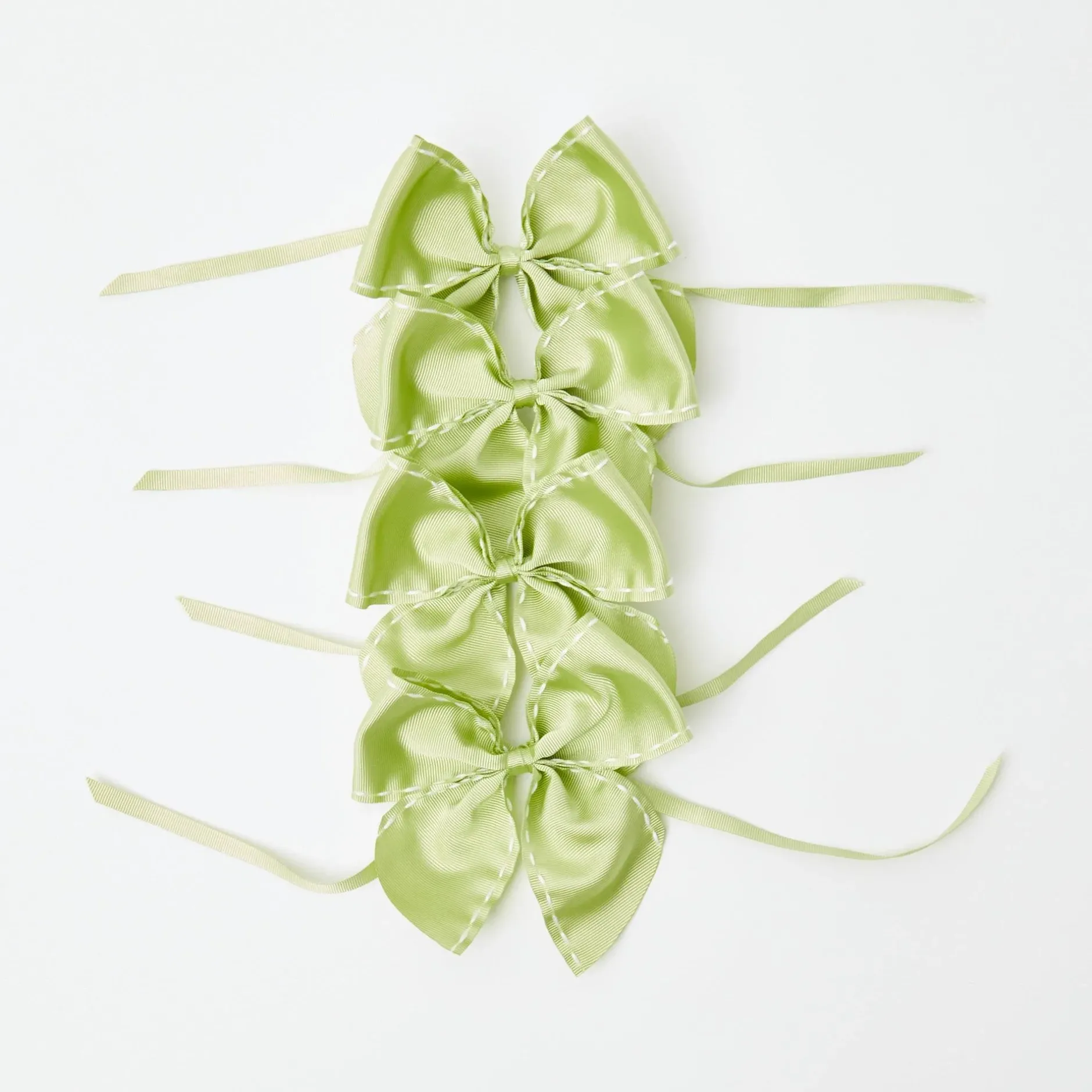 New Mrs. Alice Green Saddle Stitch Napkin Bows (Set Of 4)