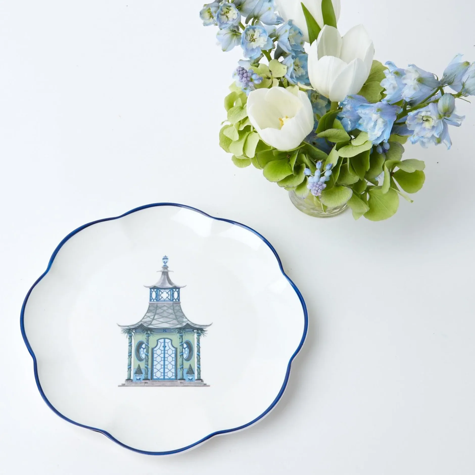 Sale Mrs. Alice Green Scalloped Pagoda Starter Plate