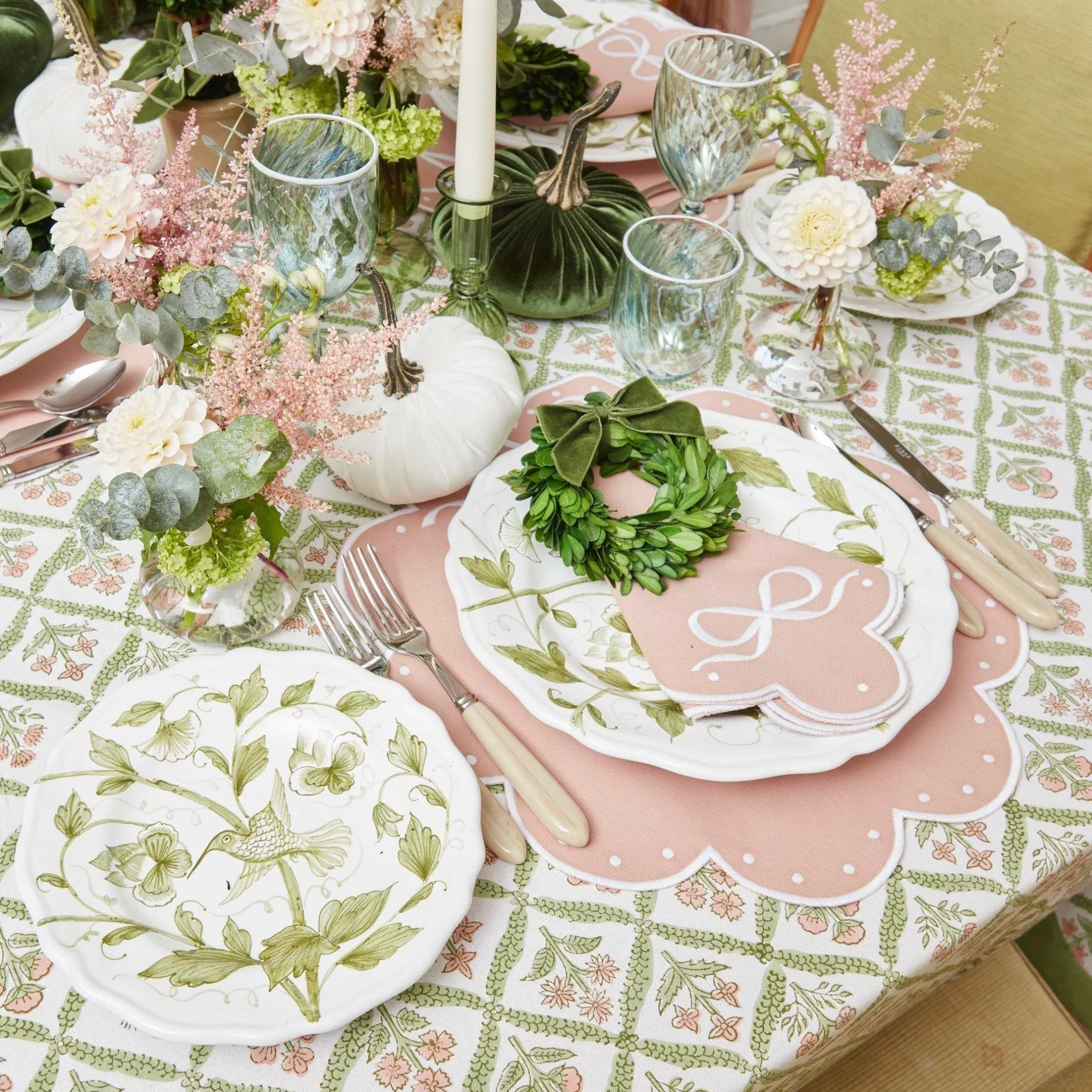 Discount Mrs. Alice Hand Painted Hummingbird Starter Plate