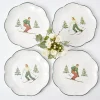 Online Mrs. Alice Heidi & Hans Skier Dinner Plate (Set Of 4)