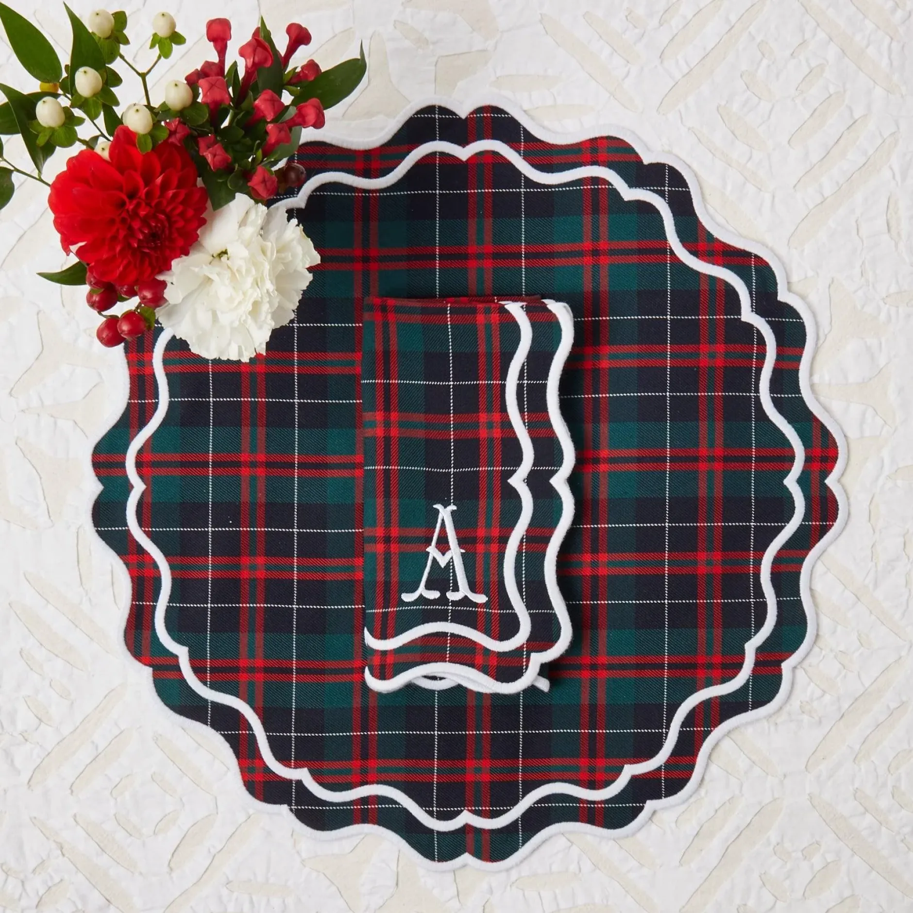Mrs. Alice Highland Tartan Placemats (Set Of 4)