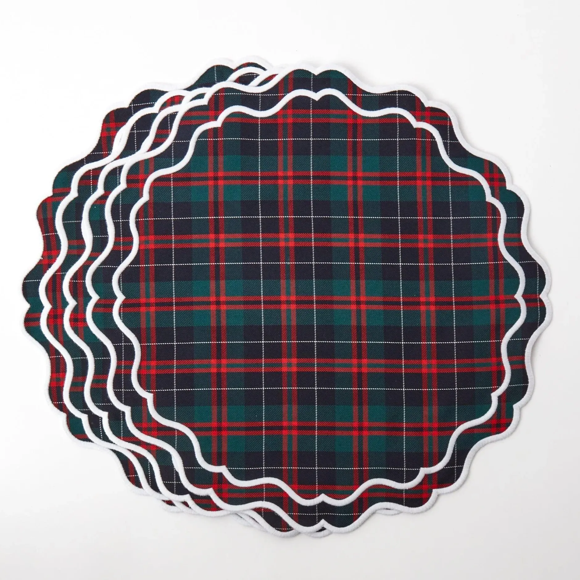 Mrs. Alice Highland Tartan Placemats (Set Of 4)