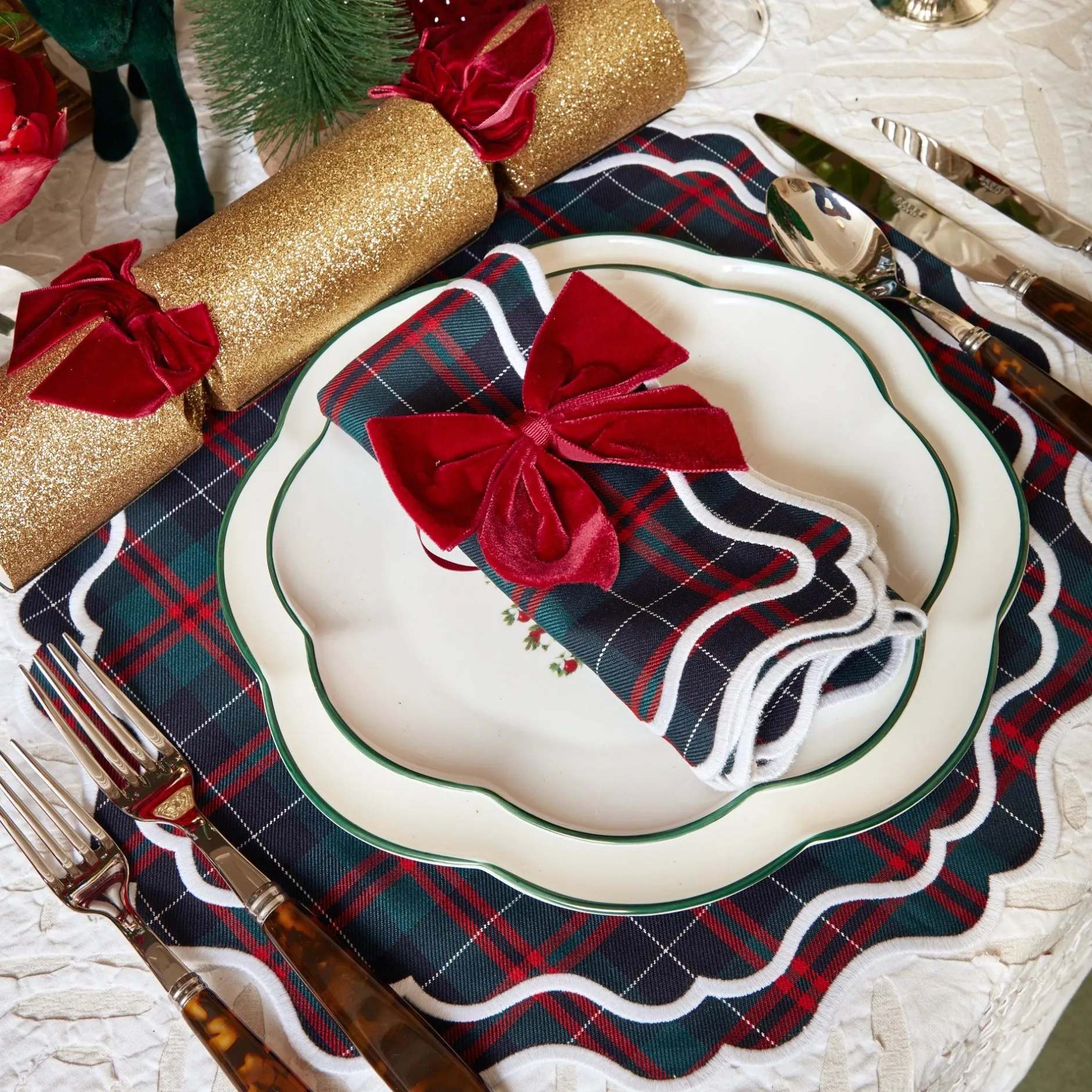 Mrs. Alice Highland Tartan Placemats (Set Of 4)
