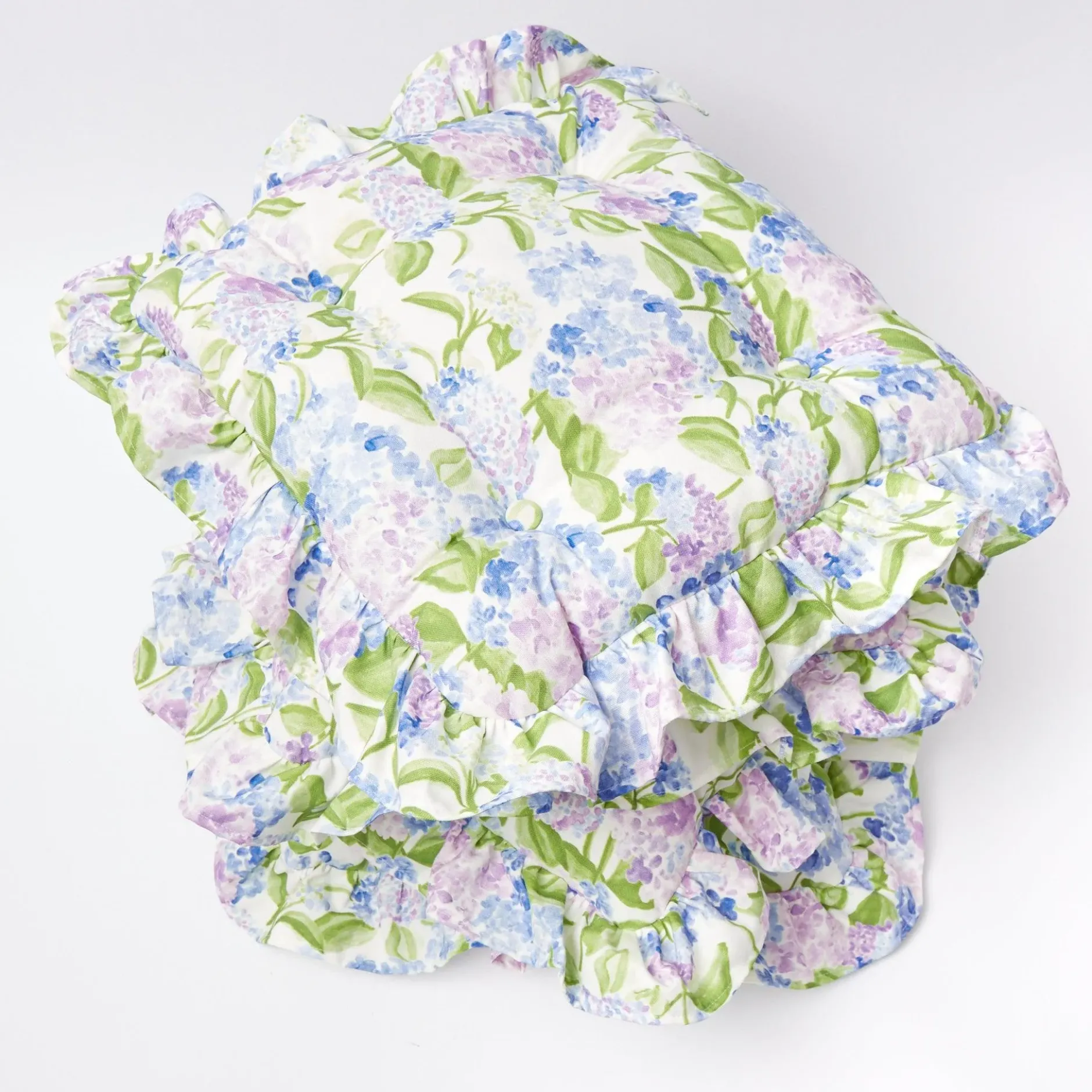 Clearance Mrs. Alice Hydrangea Seat Pad Cushions (Set Of 4)