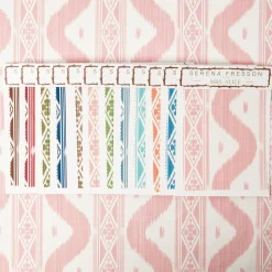 Outlet Mrs. Alice Ikat Stripe Fabric