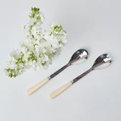 Hot Mrs. Alice Ivory Salad Servers
