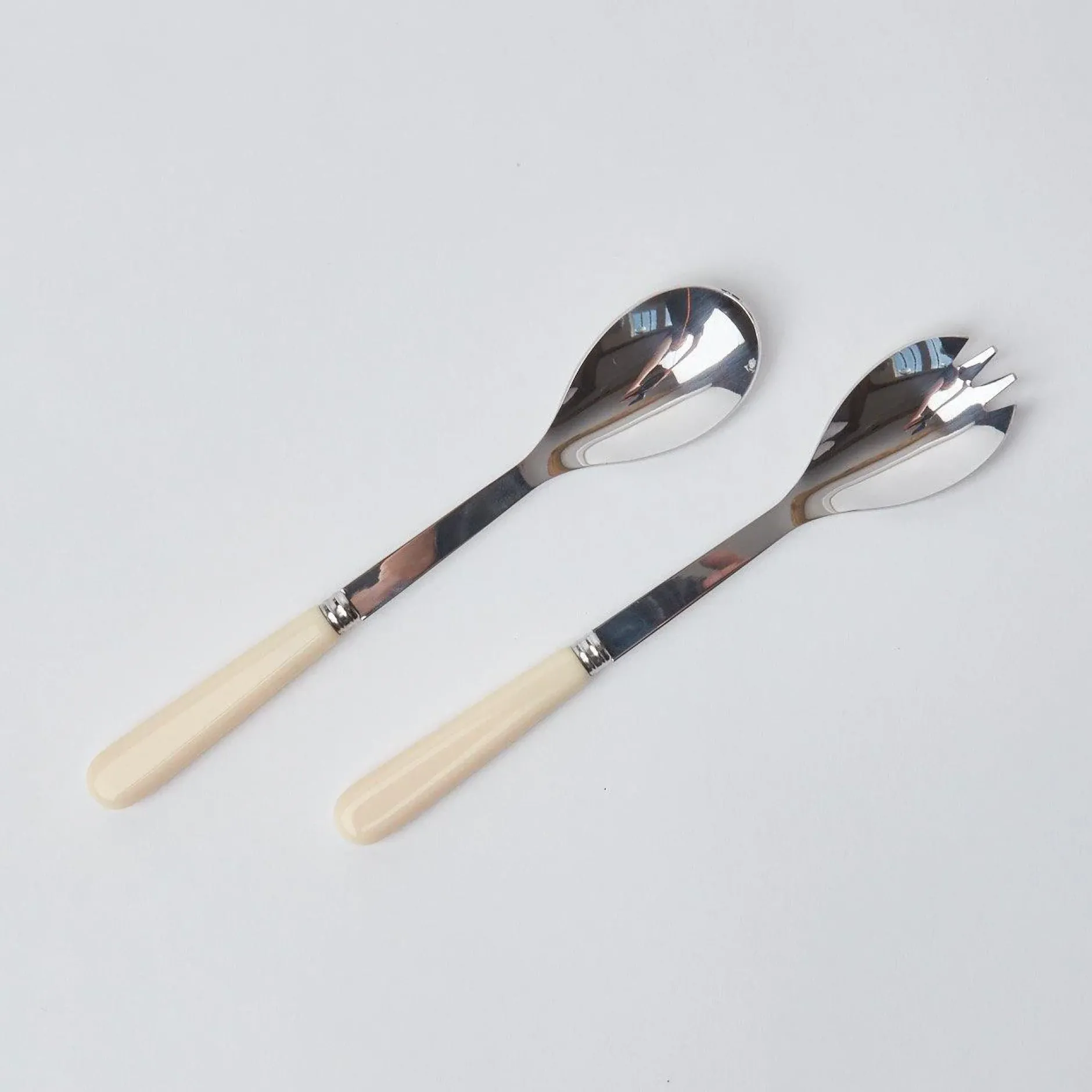 Hot Mrs. Alice Ivory Salad Servers