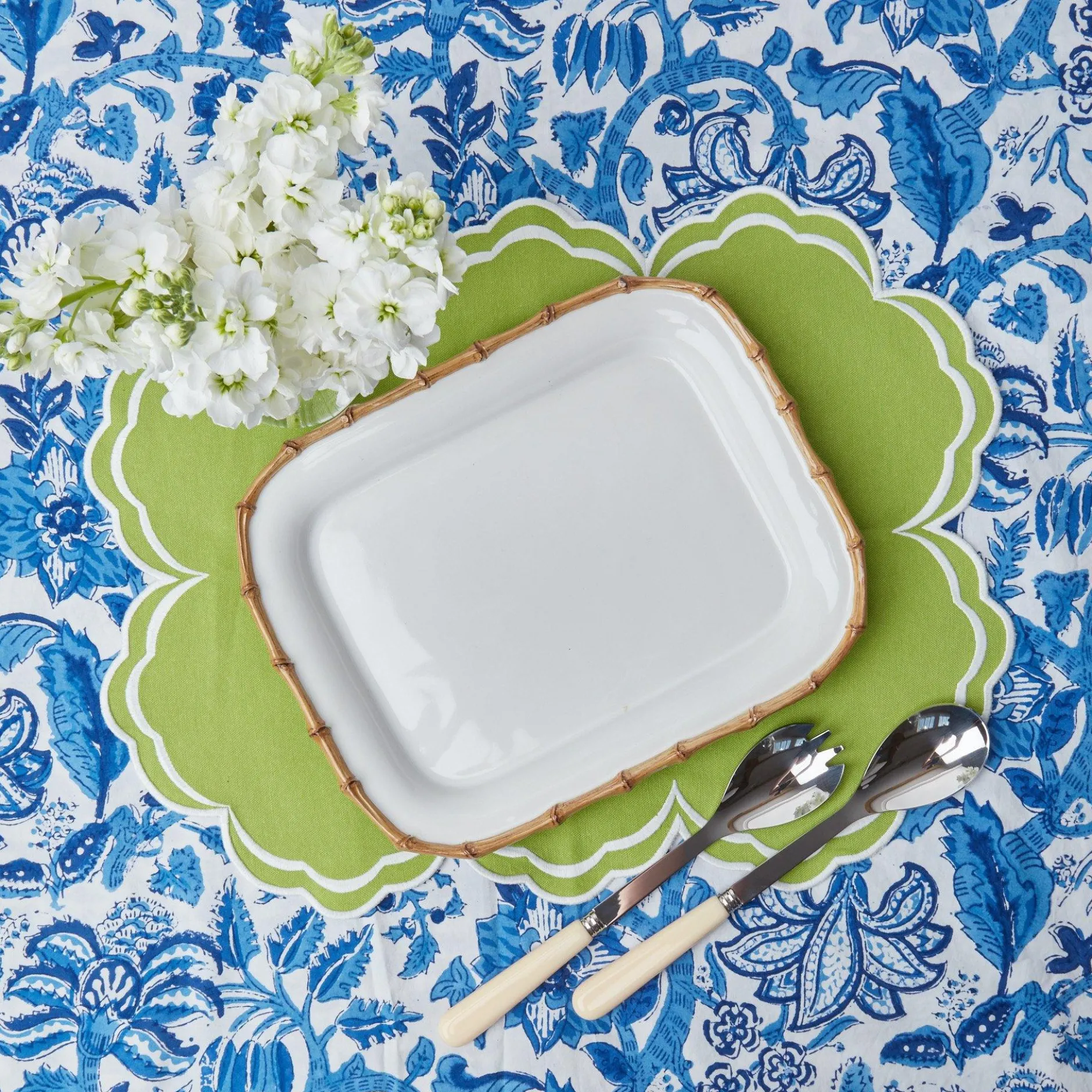 Discount Mrs. Alice Ivory Salad Servers