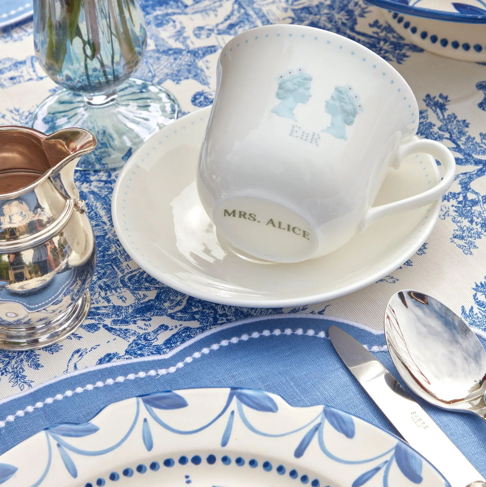 Hot Mrs. Alice Jubilee Breakfast Cup & Saucer