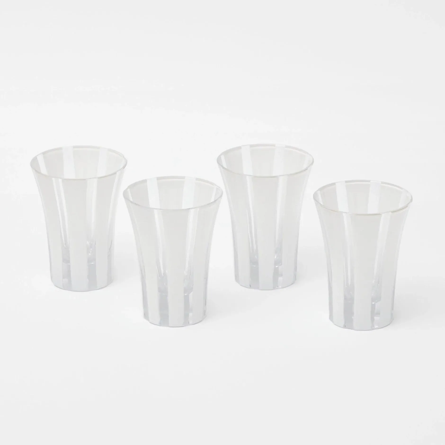 Outlet Mrs. Alice Jubilee Edition Striped Glasses (Set Of 4)