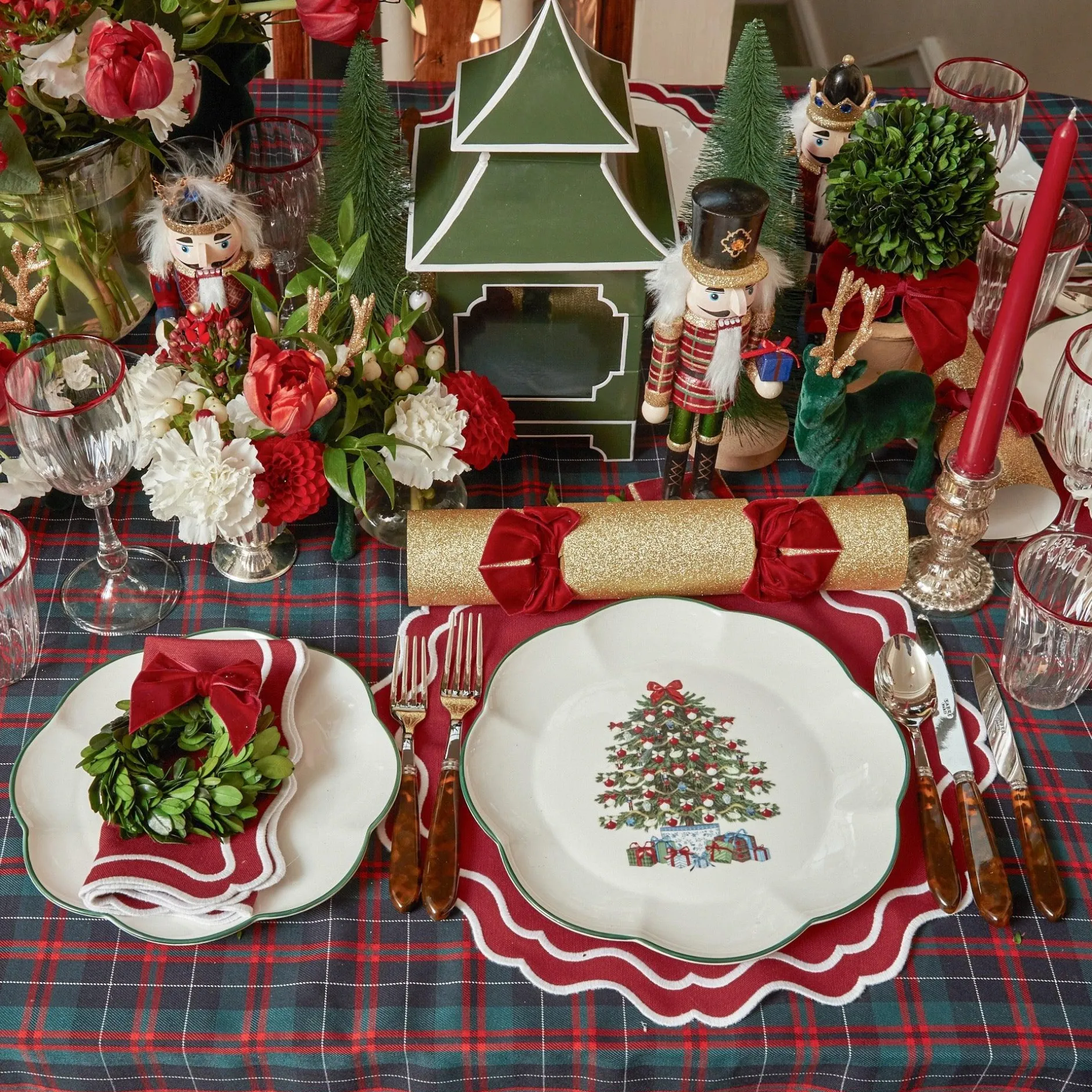 Mrs. Alice Katherine Berry Red Placemats (Set Of 4)