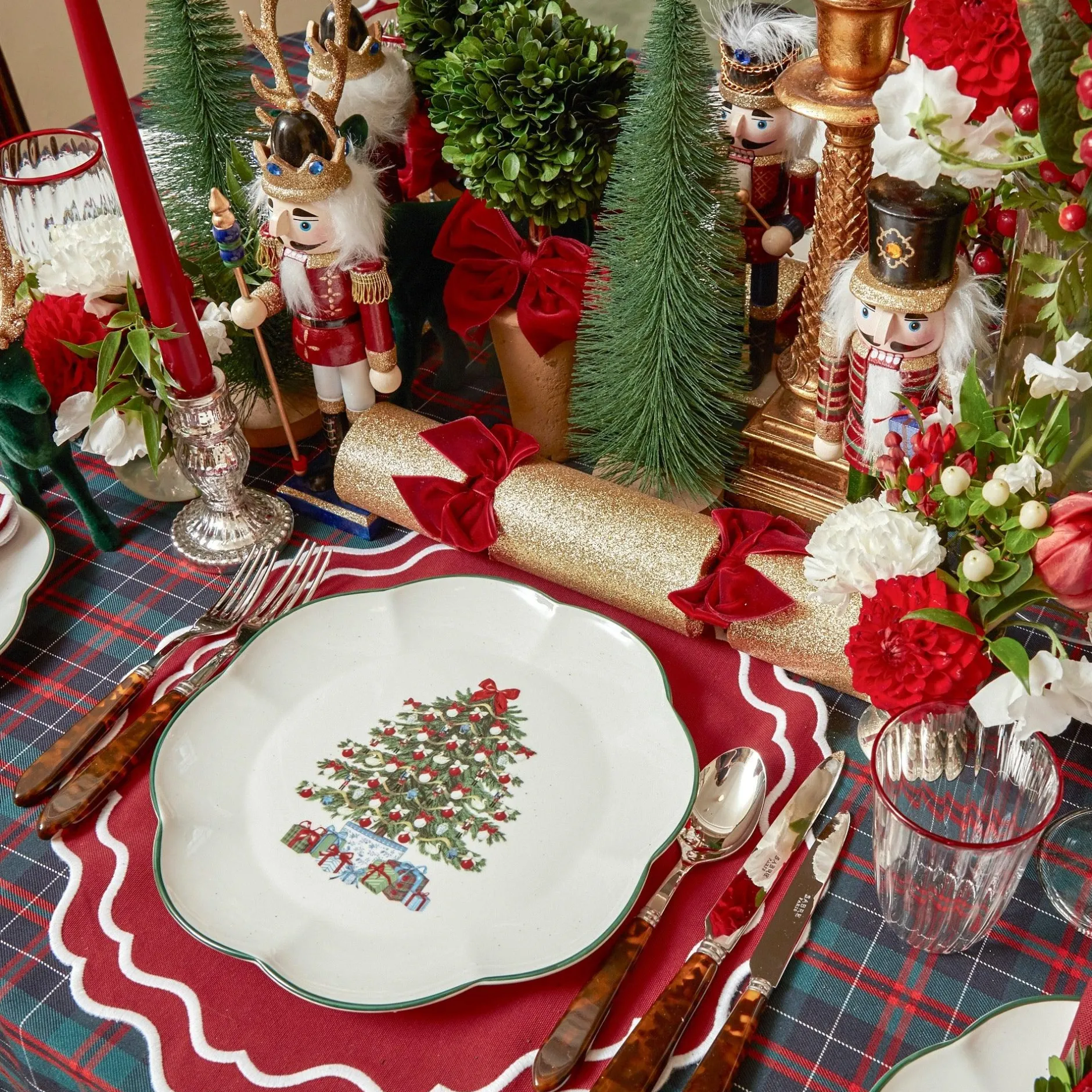 Mrs. Alice Katherine Berry Red Placemats (Set Of 4)