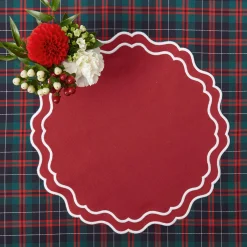 Mrs. Alice Katherine Berry Red Placemats (Set Of 4)