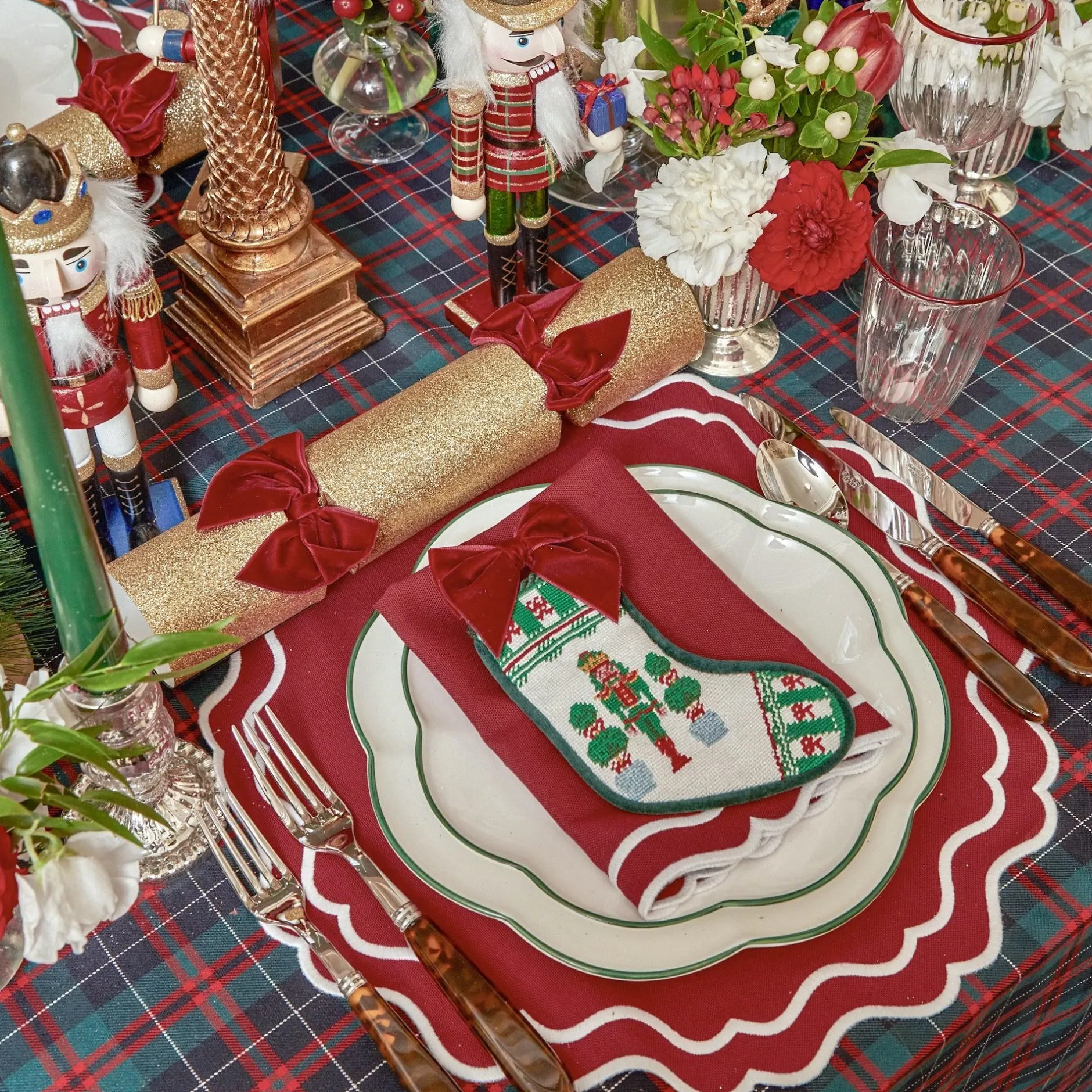 Mrs. Alice Katherine Berry Red Placemats (Set Of 4)
