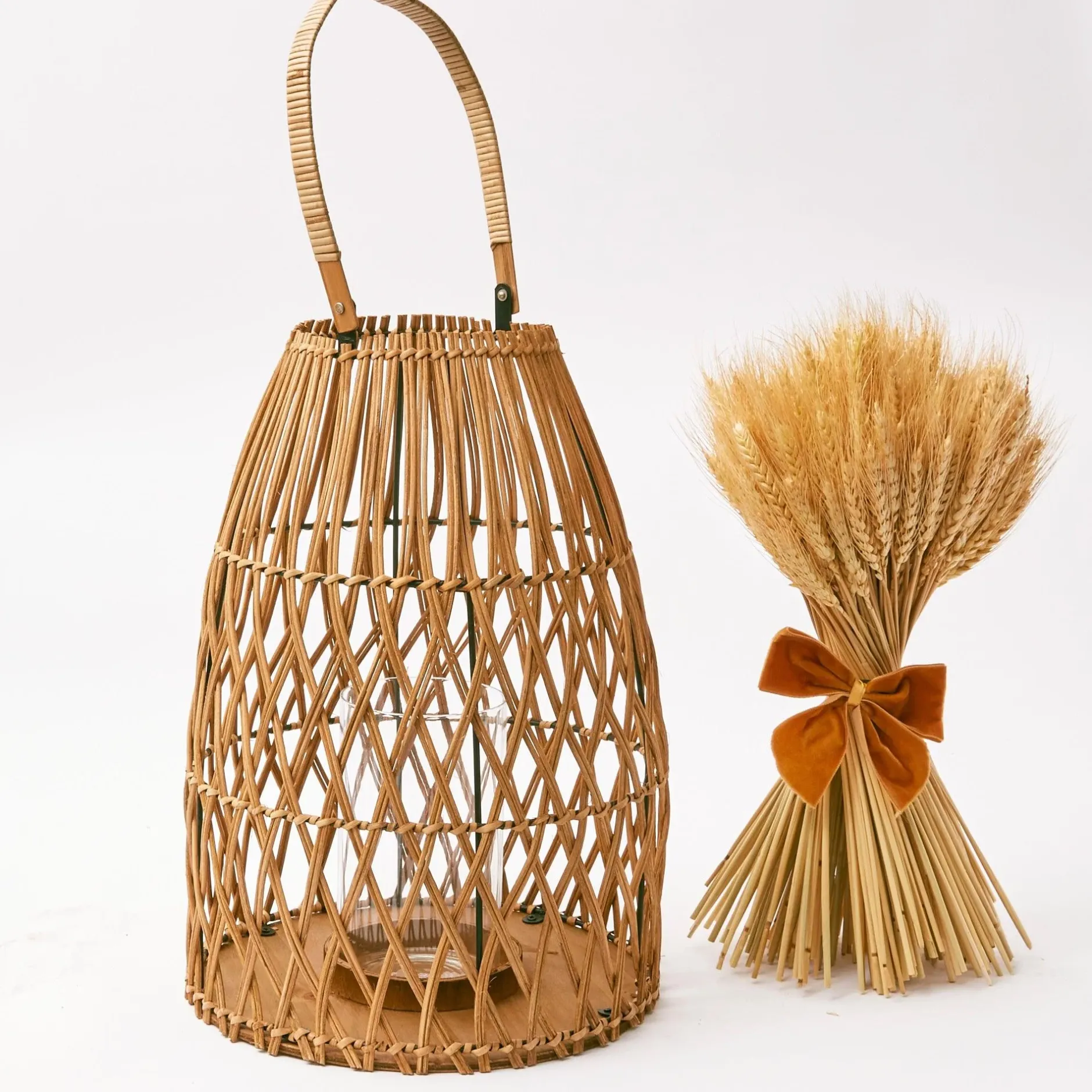 Clearance Mrs. Alice Large Rattan Lantern