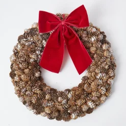 Mrs. Alice Large Ruby Red Velvet Bow