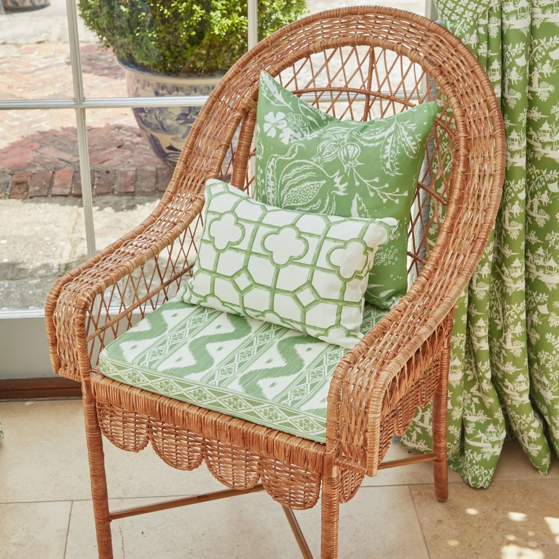 New Mrs. Alice Lavinia Rattan Chair
