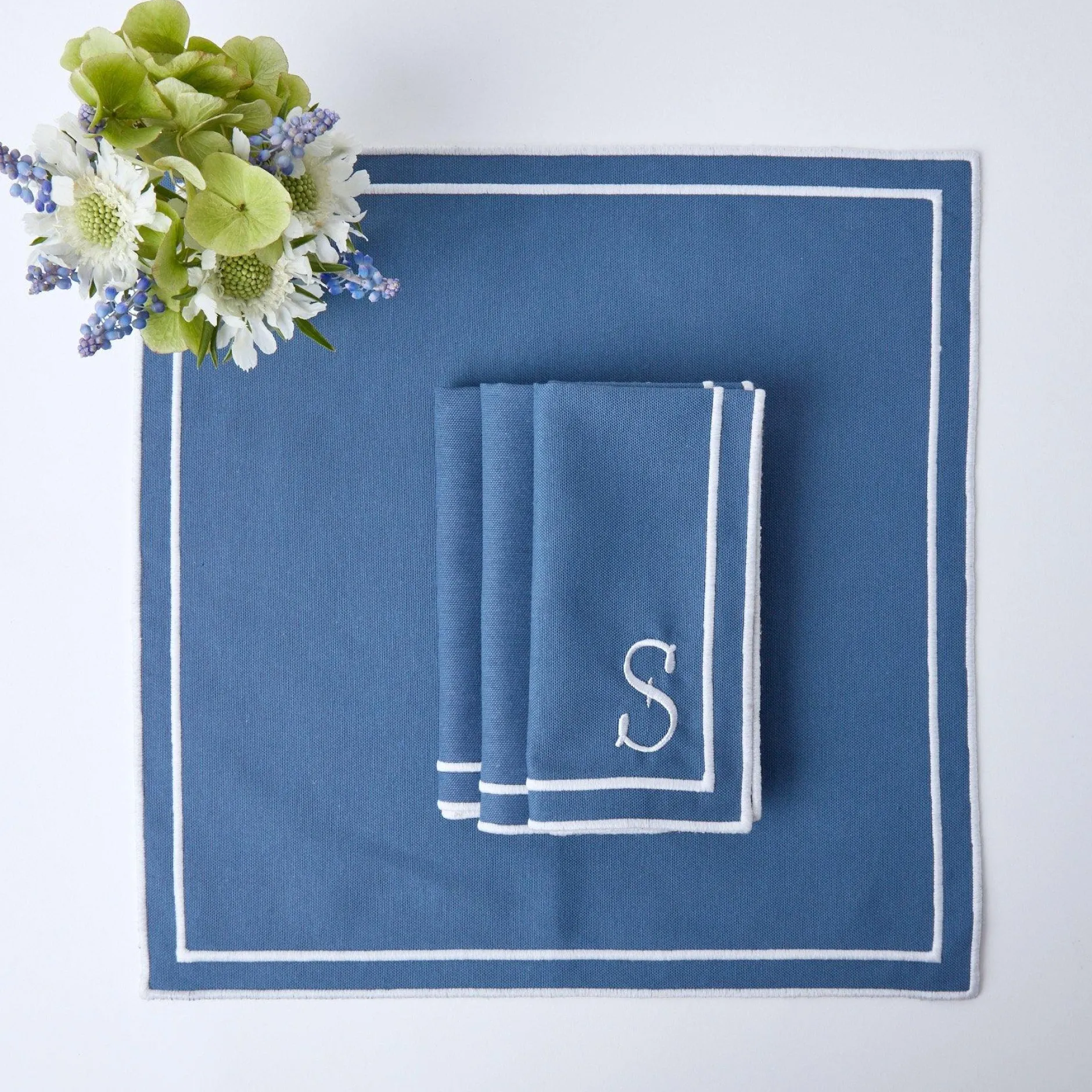 Outlet Mrs. Alice Liberty Blue Napkins (Set Of 4)