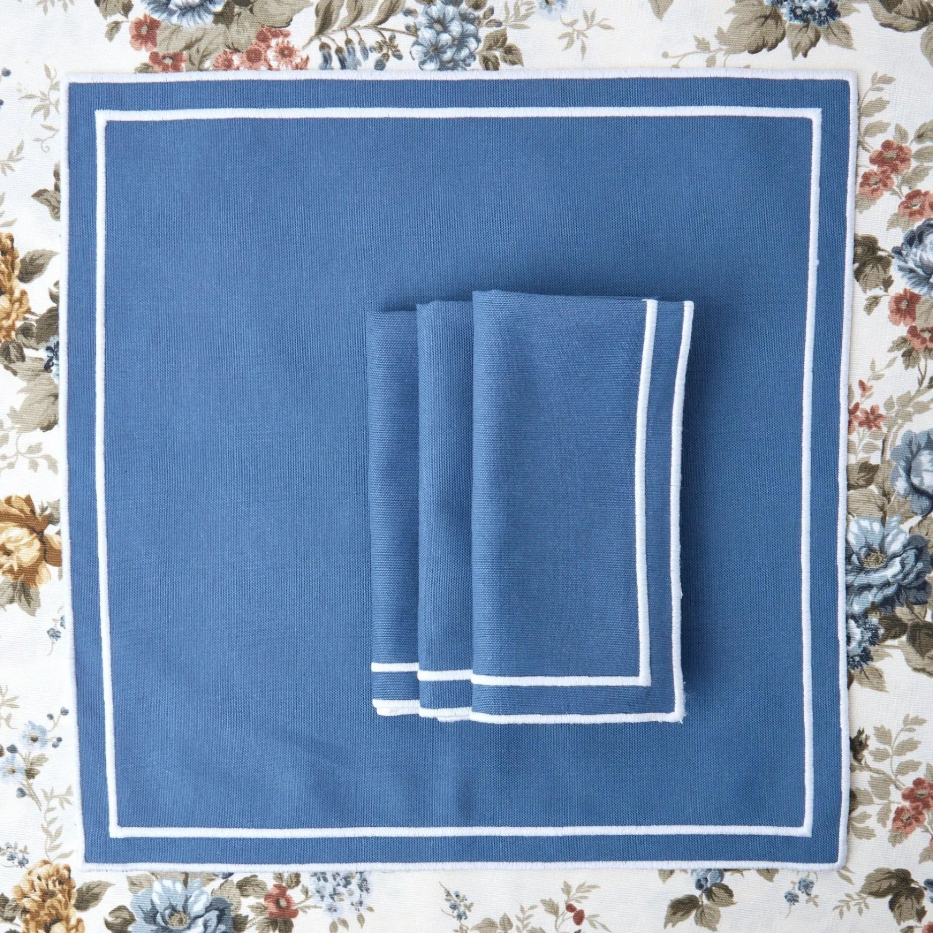 Outlet Mrs. Alice Liberty Blue Napkins (Set Of 4)