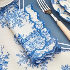 Discount Mrs. Alice Lilibet Toile Napkins (Set Of 4)